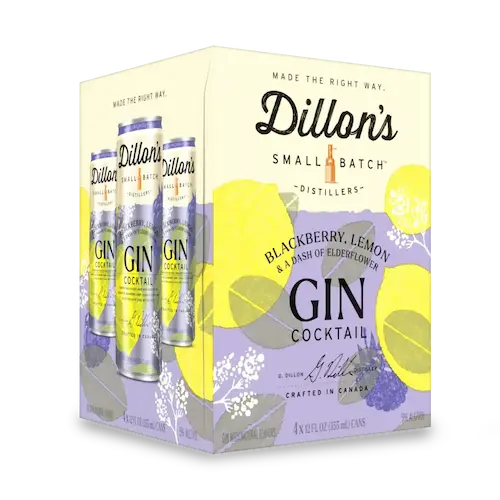 Gin Cocktail Blackberry Lemon